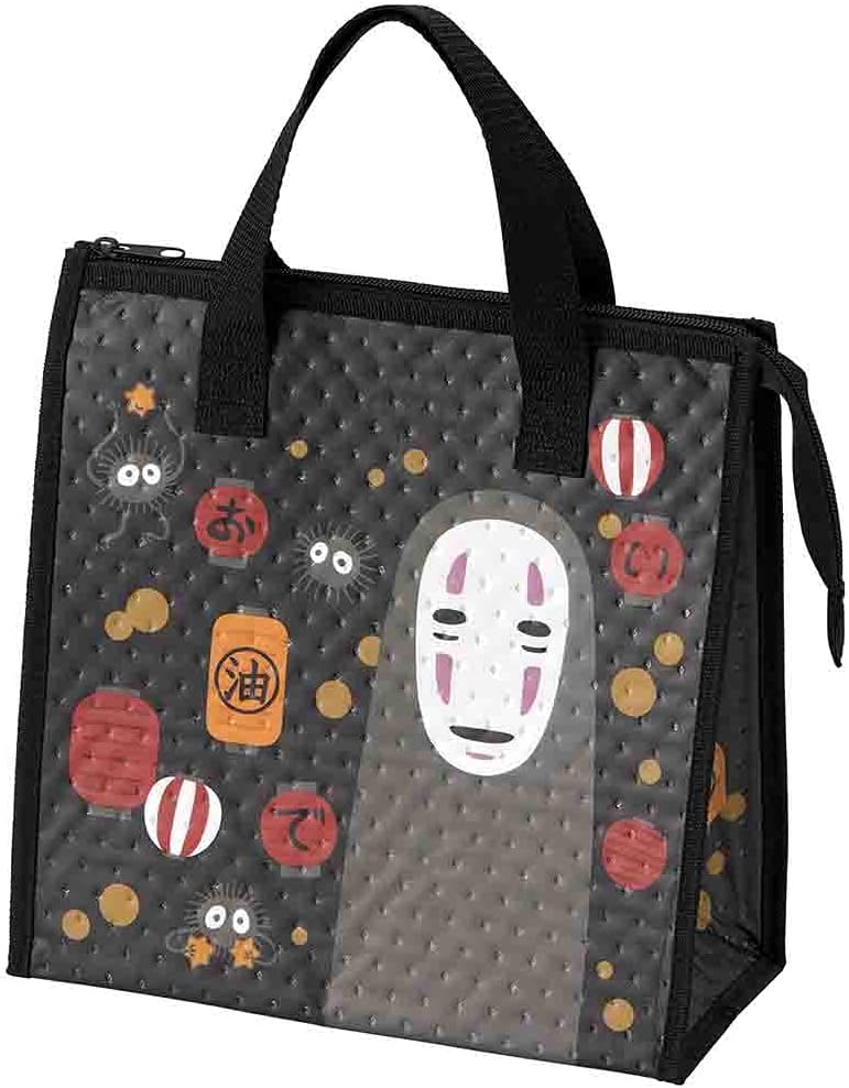 Spirited Away Thermal Insulated Lunch Bag with Zip Closure - Lanterns
