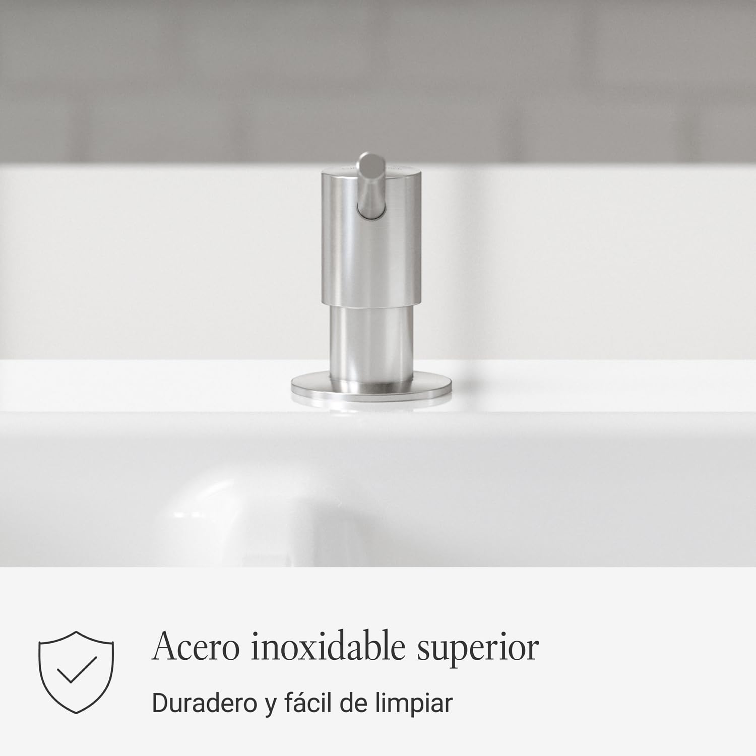 Villeroy & Boch VB-9236 20 LC, Dispensador de jabón, Brushed steel