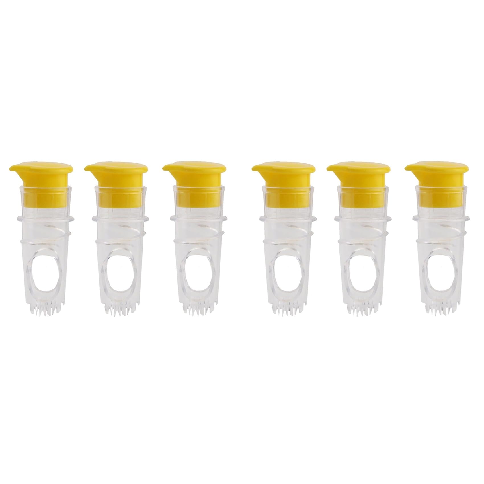 Hndhbfgrt 6PCS Mini Manual Lemon Squeezer, Portable Lemon Juicer, Multifunctional Fruit Juicer for Your Kitchen