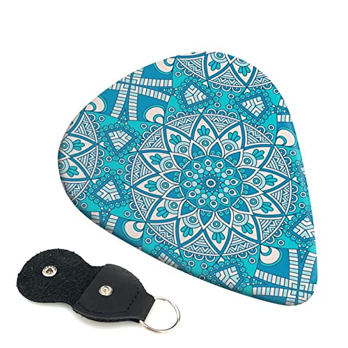 Ensemble de 6 médiators de guitare Vintage Mandala Flowers pour guitare acoustique, guitare électrique, basse, ukulélé… - Les Beatles, Paul McCartney, John Lennon, RIngo Starr, George Harrison Ensemble de 6 médiators de guitare Vintage Mandala Flowers pour guitare acoustique, guitare électrique, basse, ukulélé…