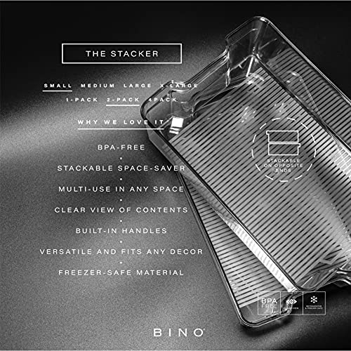 BINO | Stackable Storage Bins, Small  - Additional View