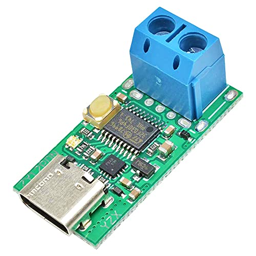 Aideepen Type-C USB-C PD2.0 PD3.0 a DC Spoof Estafa de Carga rápida Detector de sondeo de Disparo USB-PD (tamaño : Bloque de terminales)