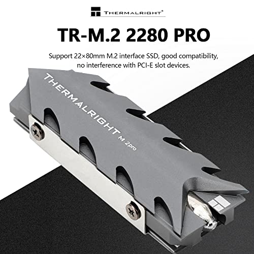 Thermalright M.2 2280 Pro SSD Heatsink, 8mm Heatpipe, High Performance Double Side Thermal pad - Image 2