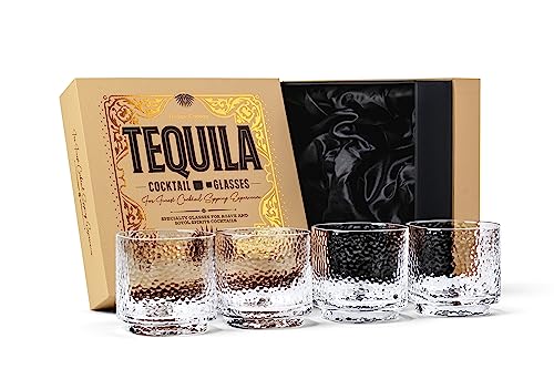 GLASSIQUE CADEAU Tequila Sipping and Cocktail Glasses | Set of 4 ...