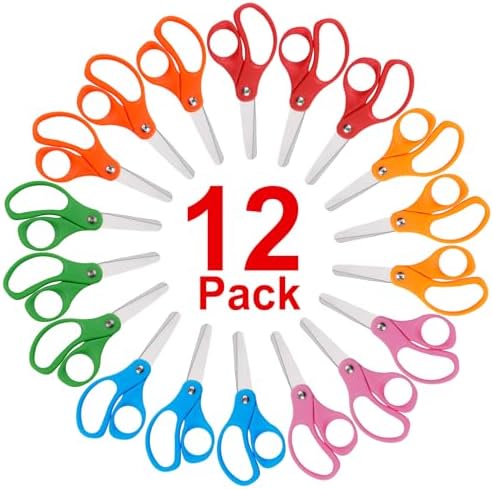 Amazon.com: 36 Packs Kids Scissors, Scissors for School, Safety ...