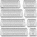 200PCS 2' Spring Snap Hook Carabiners, M5 3/16Inch Heavy Duty Galvanized Silver Steel Quick Link Clip Keychain, 220LBS Holding Capacity Carabiner Clip for Hammock Dog Leash & Camping Gym Outdoor