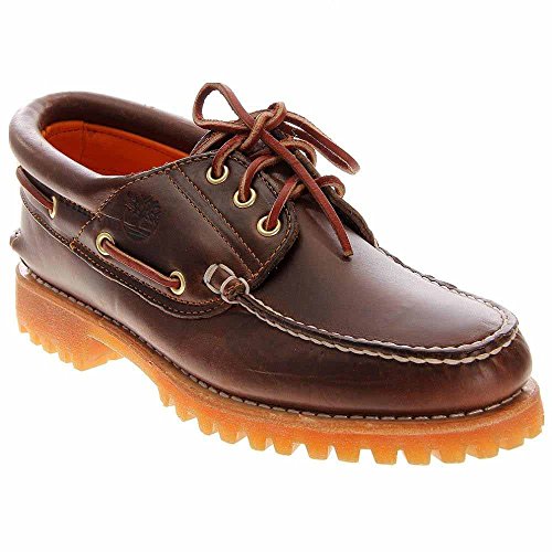 [eBo[h] Traditional 3 Eye Classic Lug Mens, Brown Pull-Up, 44 EUR, D