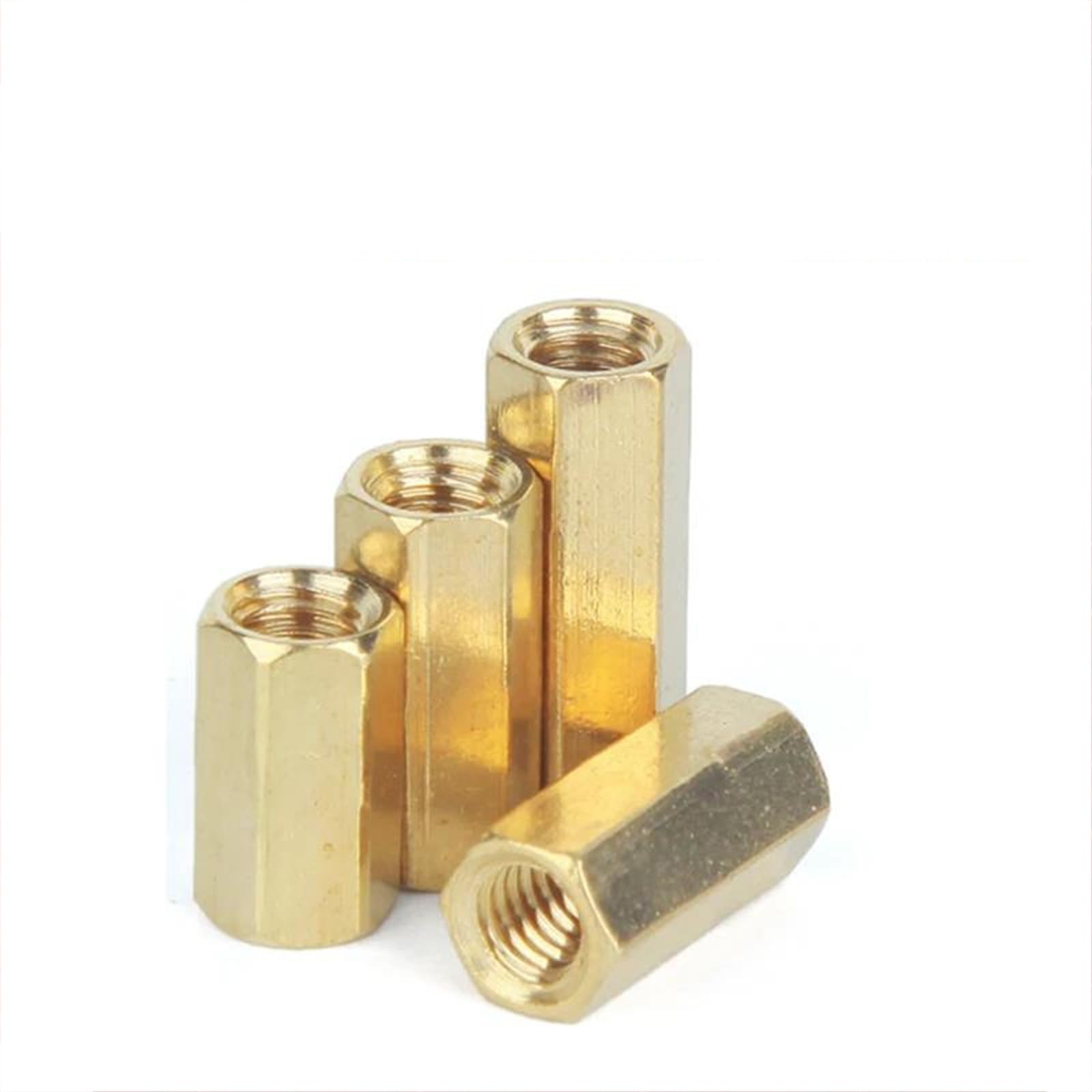 50 Pz/100 Pz/Lotto M3x31-100Mm Femmina In Ottone Distanziatore Esagonale Distanziali Esagonale Pilastro Testa Piatta Filettatura Interna Perno In Ottone Isolamento Colonna M3x55 (100PCS)
