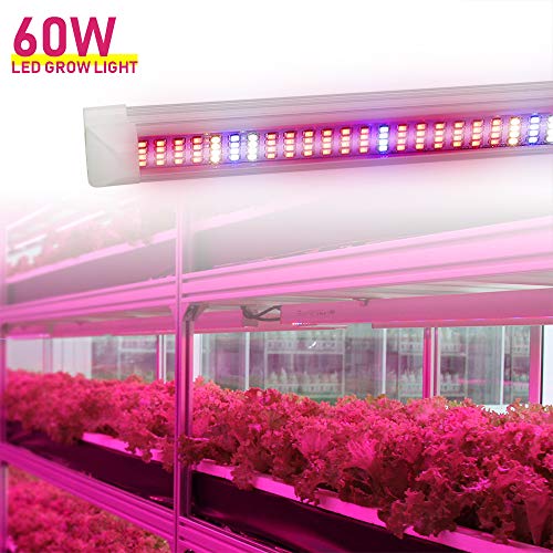 highydroLED 植物育成ライト 60W フルスペクトラム 長さ120CM 6本セット T8LED器具一体型直管蛍光灯 ZW0219 の商品画像 8