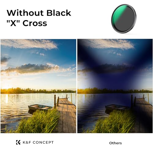 K&F CONCEPT 77mm Variable ND2-32 Filter, 1-5 f-stops ND Lens Filters 24-Layer Coating Waterproof ND2 to ND32 Filter Adjustable Neutral Density (Nano-D Series) - Image 2