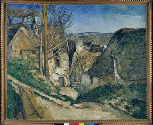 Pintura en lienzo de Paul Cézanne de 60x90cm con acabado artístico vintage premium