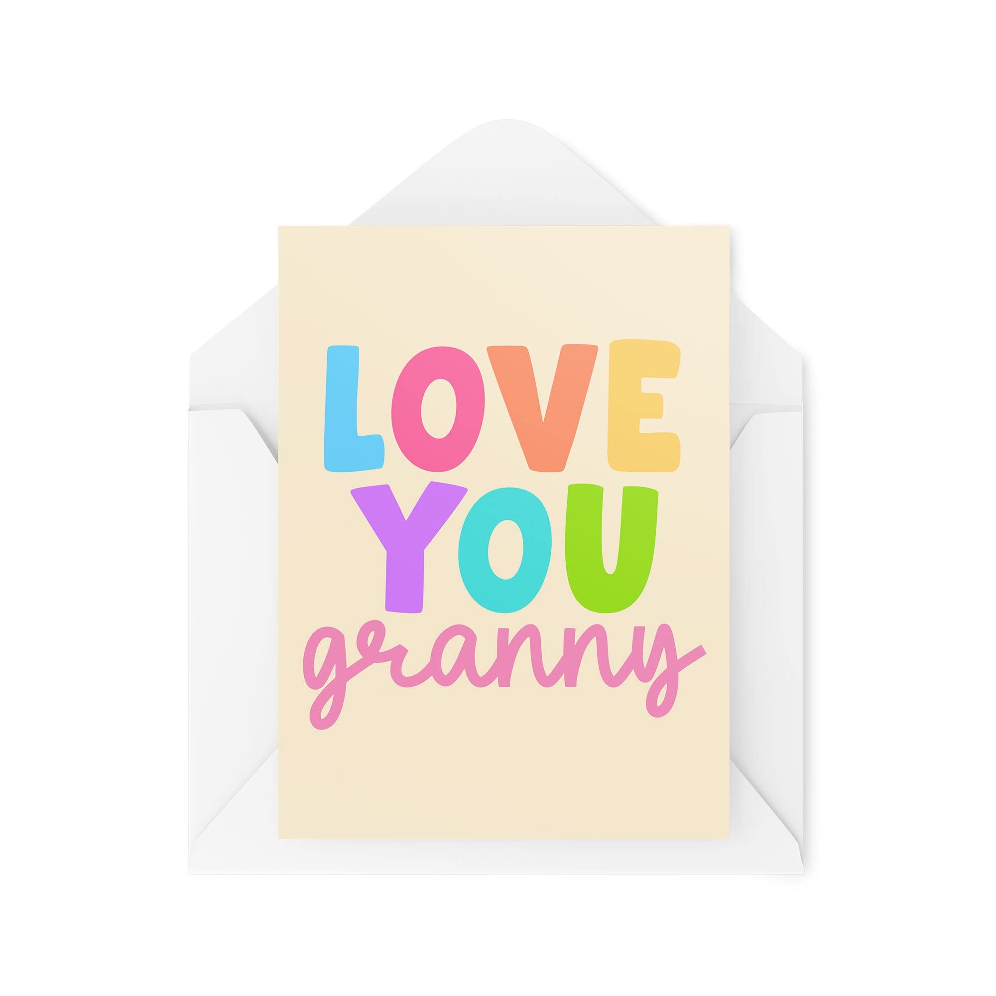 Funny Novelty Greeting Cards | Love You Granny | Birthday Mother's Day Grandma Nana Thinking Of You Banter Funny Joke | CBH1288