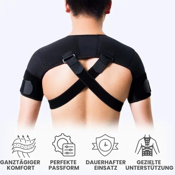 haltungshelfer VerteBalance Pro Haltungskorrektur Komfortable, Verstellbare Rückenstütze für Oberen Rücken, Hals und Schultern