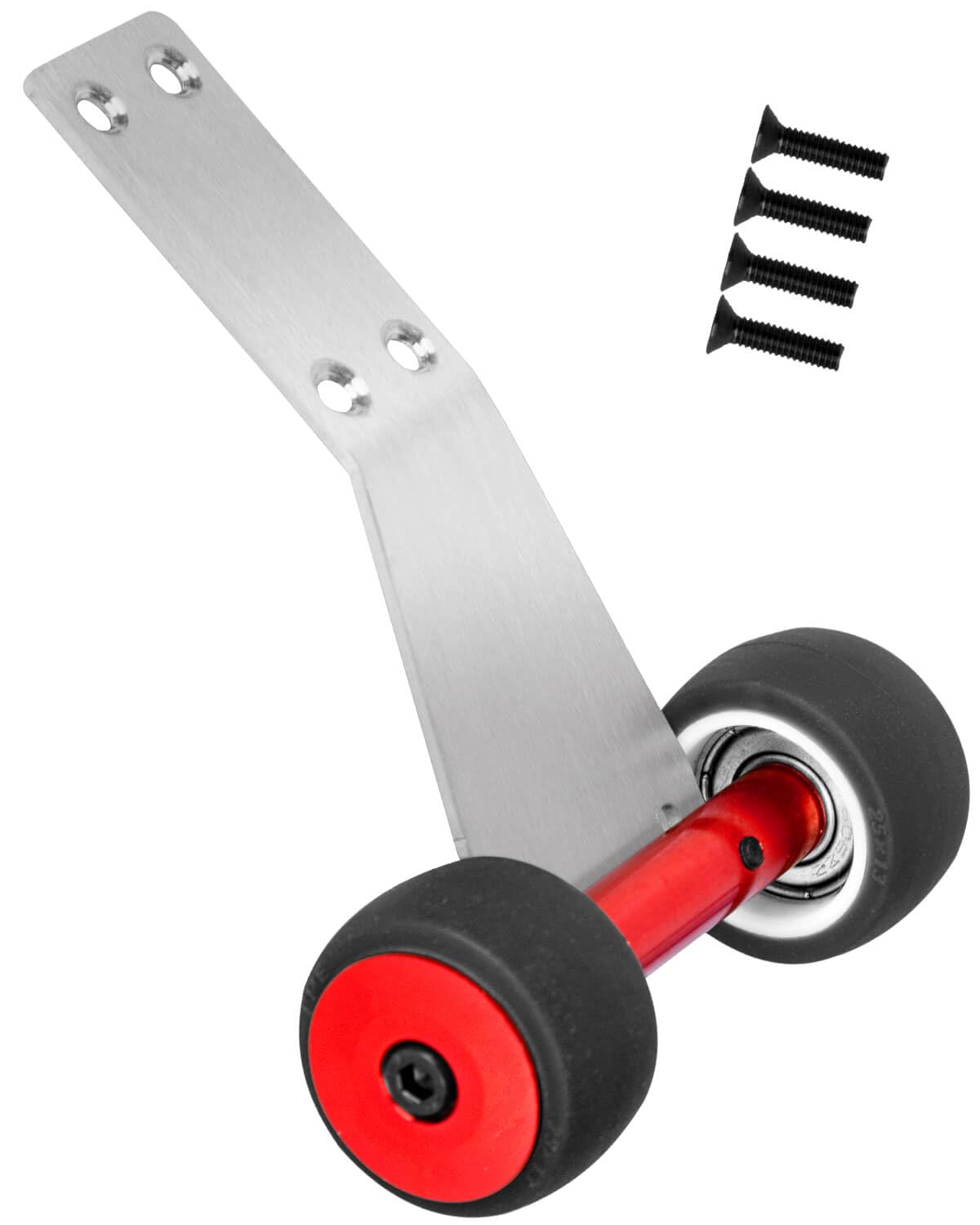 hopsupRC RC 45#Steel Adjustable Bearing Skid Plate Wheelie Bar Upgrade Parts for 1/18 Granite GROM MEGA 380 Brushed 4X4 Monster Truck,Wheelie Bar Kit