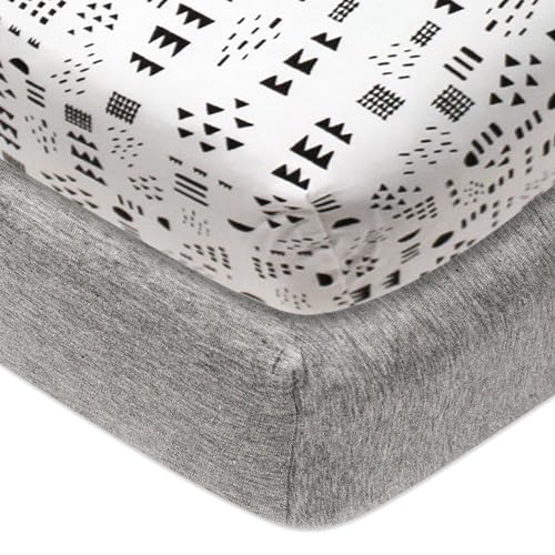 Image of HonestBaby 2-Pack Fitted Crib Sheets