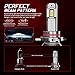 au-kee 9012 LED Bulb HIR2 50W 6000K 10000 Lumens Extremely Bright Cool White Headlight Conversion Kit Replacement Light Bulb