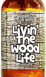 Livin' The Wood Life | Patchouli, Vanilla, Cedar Natural Perfume/ Cologne | Essential Oil Spray for Relaxation, Stress, and Meditation | 100% Pure Oils Aromatherapy Mist