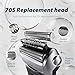 2P 70S Foil & Cutters Shaver Replacement Head suitable for Shavers Electric Razors - Compatible with Models 720, 730cc, 735s,750CC, 760CC, 765CC, 790CC - Electric Shaver Replacement Head for Men.