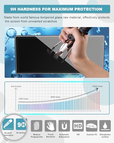 Image of CDEFG for 2026 Honda Pilot Screen Protector 12.3-Inch Tempered Glass, for 2026 Honda Pilot Accessories, 9H Glass Screen Cover HD Anti Fingerprints