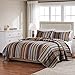 Greenland Home Zestaw pościeli, bawełna, wielokolorowy, 3-częściowy Cal King