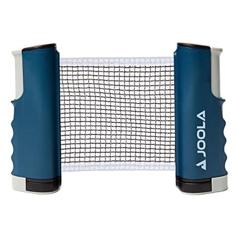 JOOLA ausziehbares tragbares Tischtennisnetz Connect, Set (verstellbare Länge) - Spielen Sie Tischtennis überall, blau, M Cover