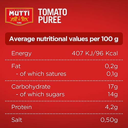 Mutti – Double Concentrate Tomato Puree, Tomato Concentrate, 130g, (Pack of 24) - 2