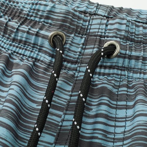Men's Quick-Dry Printed Swim Trunks with Zippered Pockets Elastic Waistband with Drawstring Soft mesh Lined Briefs4