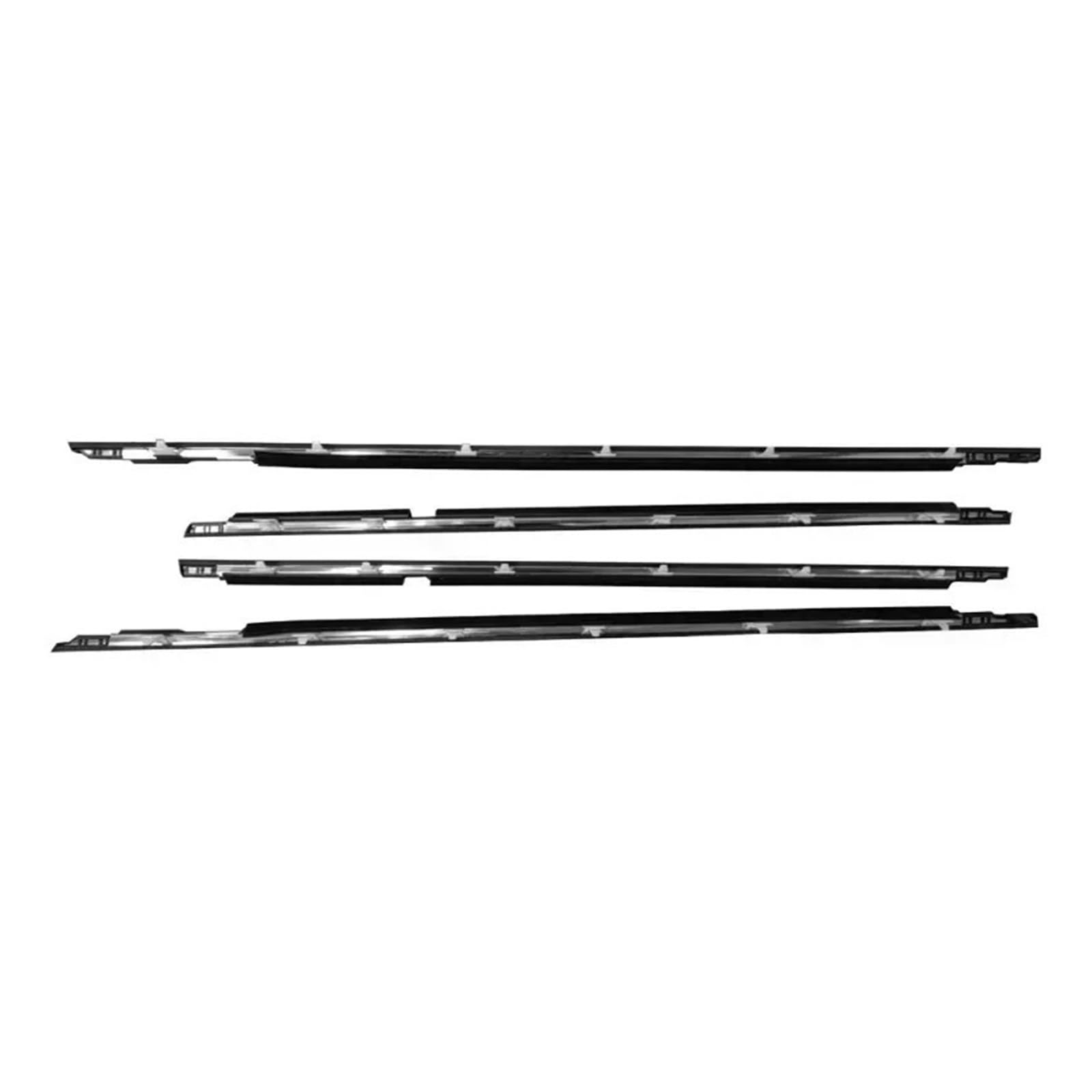 Compatible with LC80 FZJ80 LX450 1990-1998 Window Weatherstrips Side Door Outer Moulding Trim Sealing Belt 75710-60021(Black)