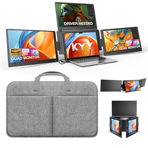 Image of KYY 15.6 inch Laptop Monitor Extender (X90G) and Travel Bag