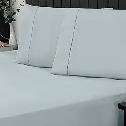 Jogo de Cama Casal Percal 400 Fios Ponto Palito 03 Peças, Antiácaro, Anti-pilling com Toque Macio - Dublin