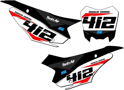 2013-2018 CRF 110 SG64 Custom MX matrículas Senge Graphics Kit compatible con Honda