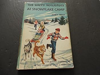 Hardcover The Happy Hollisters at Snowflake Camp Book