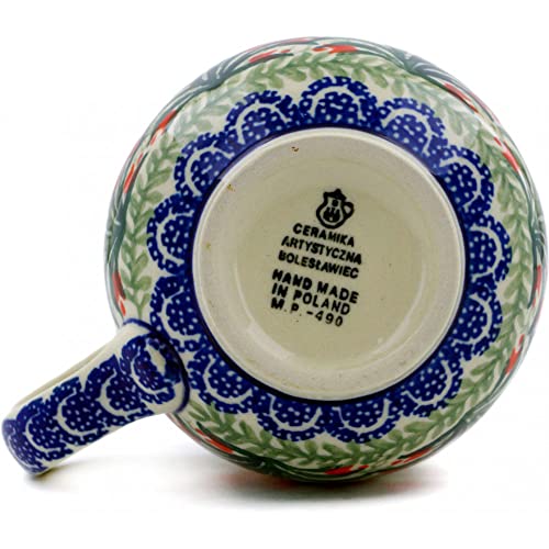 Taza de cerámica azul 11 oz 1437a miniatura 5