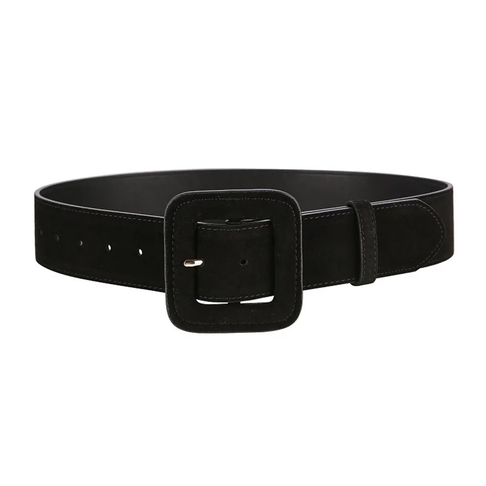 Ceinture large en cuir for femmes, 2 pièces, modèles féminins, décoration polyvalente avec jupe et manteau Pour Femme
