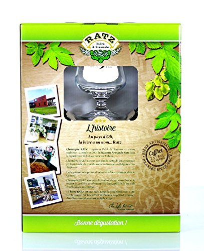 Coffret Bières Artisanales - Coffret 2 Bières + 2 Verres