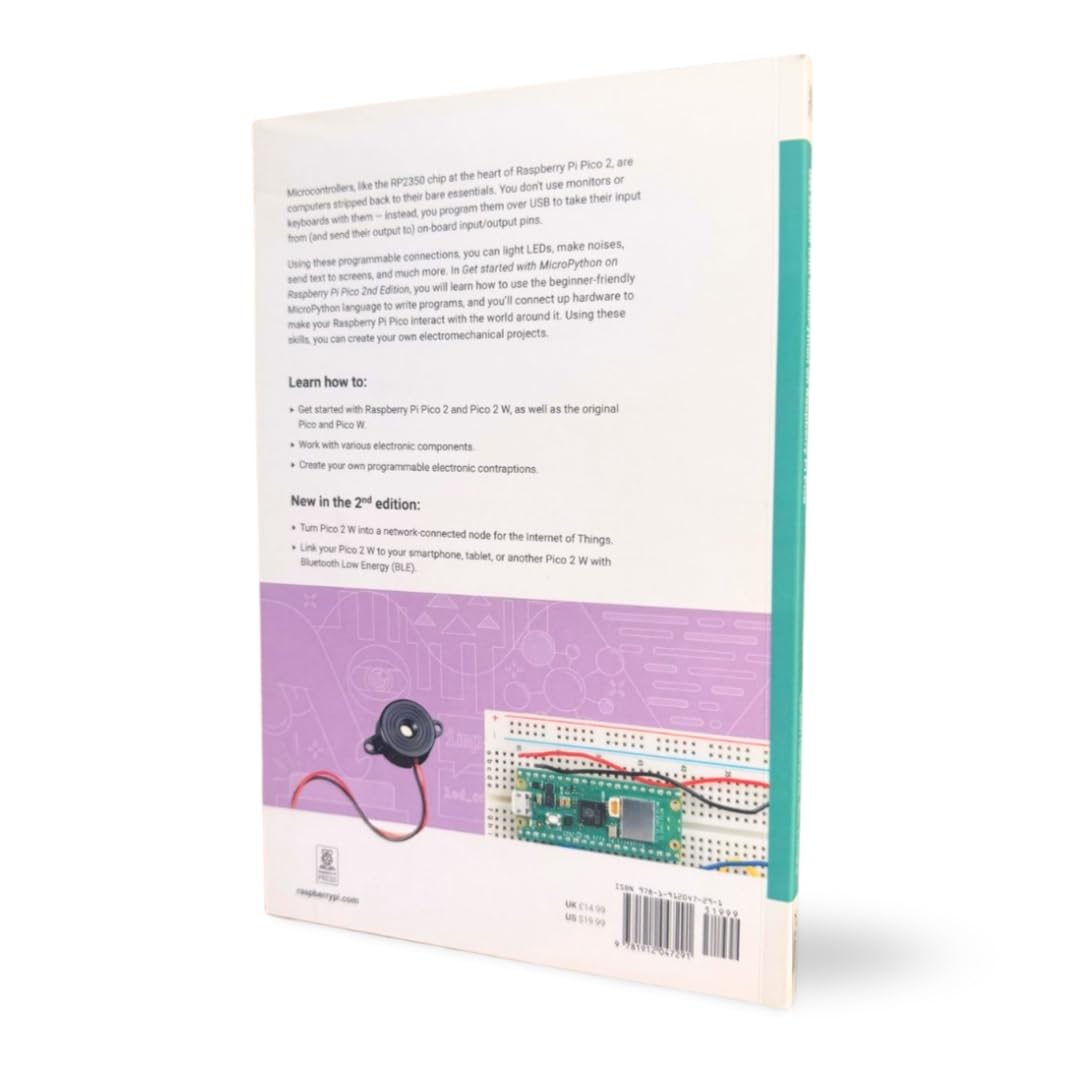 Get started with MicroPython on Raspberry Pi Pico: The Official Raspberry Pi Pico Guide