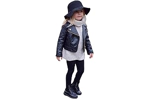 Soft and Stylish Faux Leather Jacket for Little Ones
