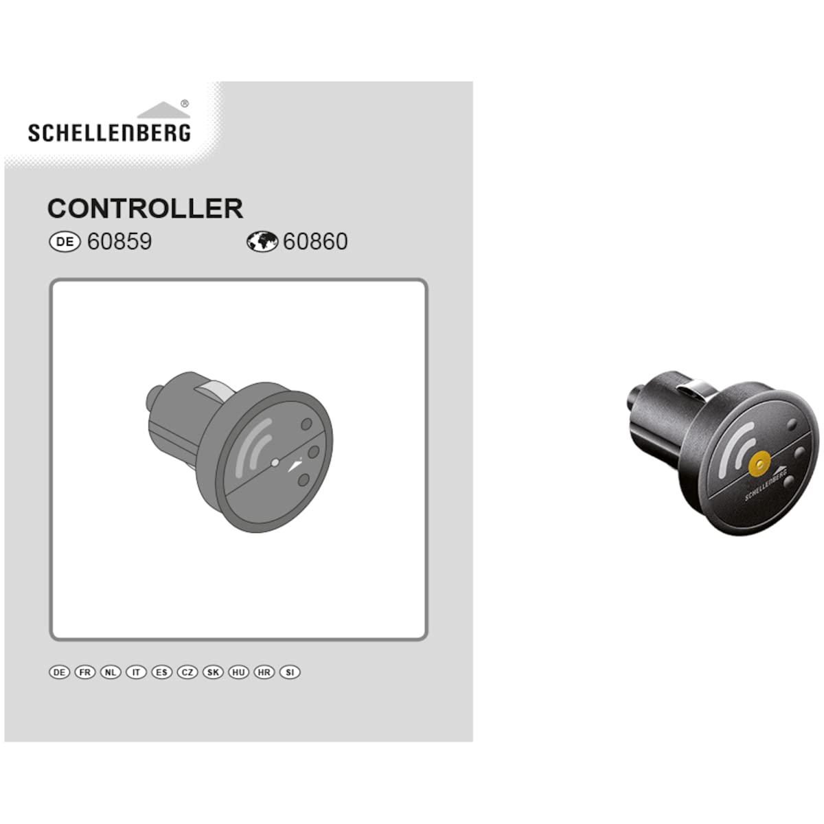 Schellenberg 60859 Wireless Garage Door Opener for Cigarette Lighter Socket  : Amazon.ae: Automotive