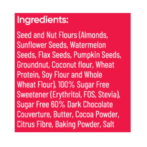 Image of Artinci Keto Double Dark Chocolate Cookies, As Seen on Shark Tank, Sugar Free Diabetic Friendly with High Protein & Fibre Diet Biscuits, Low GI & Carbs, (185g x Pack of 2)