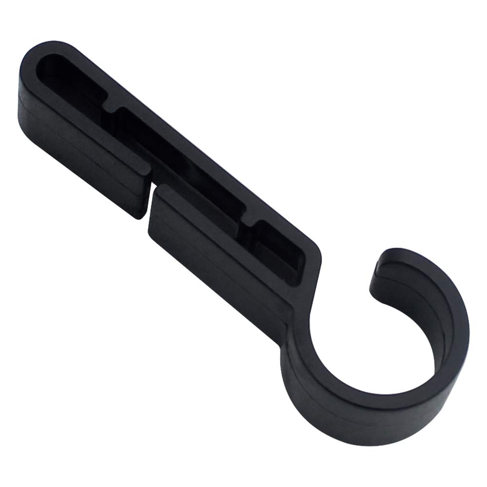 Lot De 12 Clips Pour Lampe Frontale – Fixation Universelle Pour Casque, Chantier, Sécurité – Plastique Antidérapant, Serrage Solide – Noir