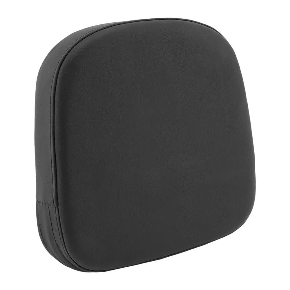 Coussin de dossier universel moto étanche en cuir PU noir Chopper - 8