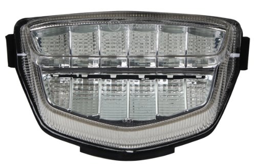 パーツ Jewel LED Tail Lamp for HONDA CBR1000RR Amazon.com: Integrated Sequential LED Tail Lights Clear Lens
