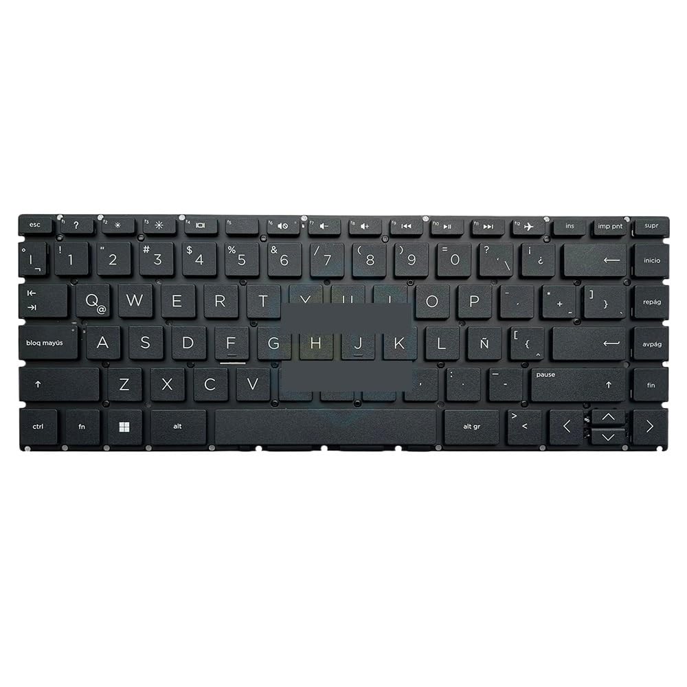 Clavier HP 14-BS 240 G6 Espagnol LA Noir pour Remplacement Ordinateur Portable