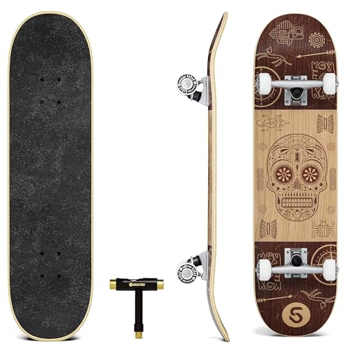Image of Skatro - Pro Skateboard 31 inch Complete Skateboard. Skate Board Ages: Adults, Boys, Girls, Beginners, and Kids
