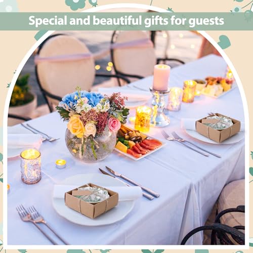 image for SiliFine 48 Pcs Wedding Favors for Guests Small Ceramic Bowl Bulk Gift