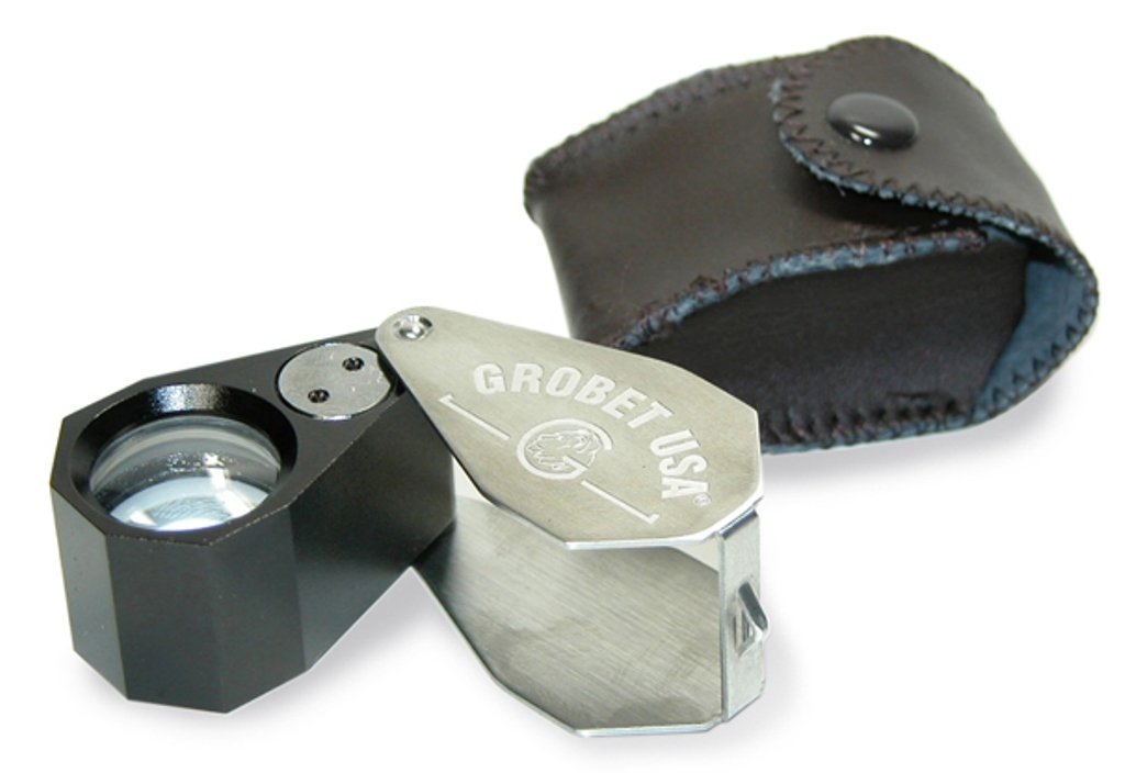 10X Illuminated Jewelers Loupe with Ultraviolet Lighting