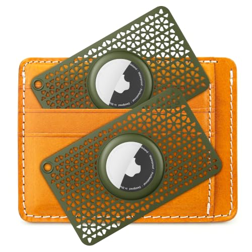 Image of Compatible with Apple AirTag (1st & 2nd) for Airtag Wallet Holder 2 Pack
