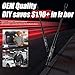 Vepagoo 6157 Rear Window Glass Struts 2007-2014 - Cadillac Escalade, Chevrolet Suburban, Chevrolet Tahoe, Gmc Yukon Gas Shock Lift Supports Spring, Sport Utility 4-Door Back Glass, SG330073, SG330072