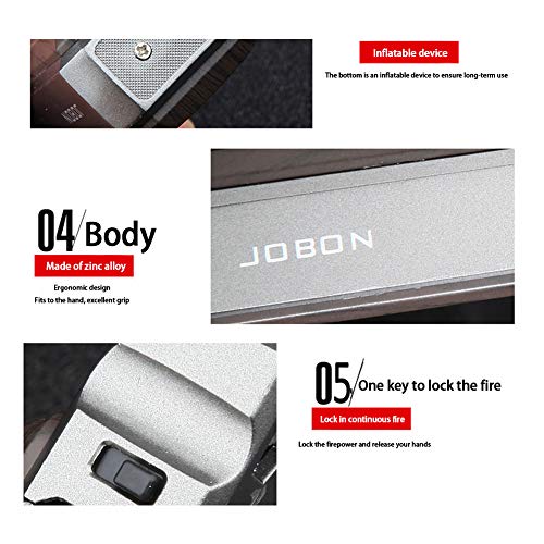 Sturmfeuerzeug Jet Flammen Feuerzeug Einstellbar Flame Gas Butane nachfüllbar Feuerzeug (Versand ohne Gas) – Bild 5