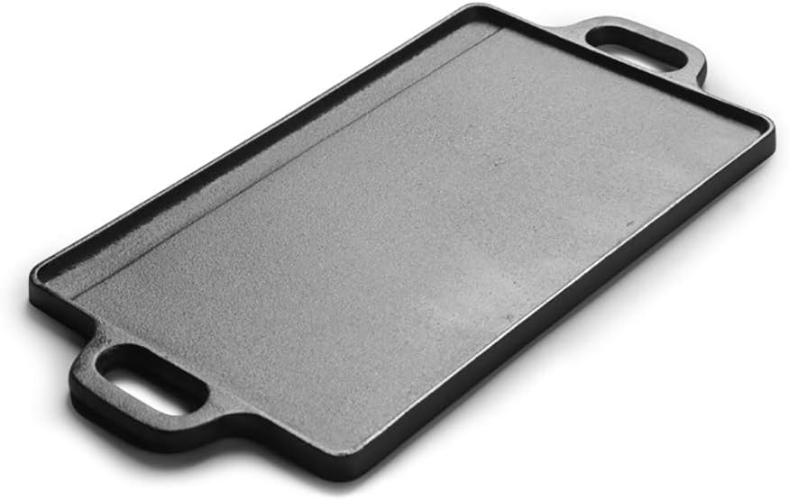 Pre-Seasoned Cast Iron Reversible Grill/Griddle Pan, 20-inch x 10-inch